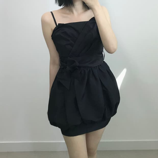 빈티지 펌킨 드레스