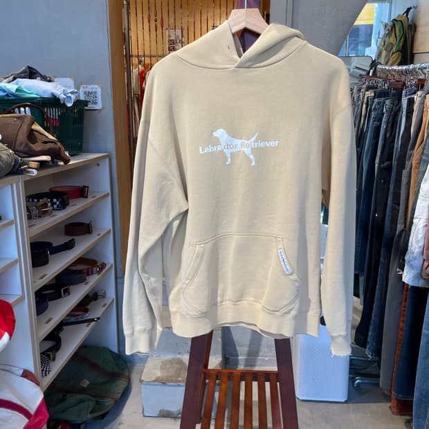 Lab S.K Y.R 강아지그래픽 후디