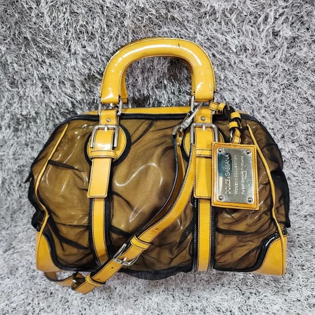 돌체앤가바나 에나멜백 토트백 숄더백