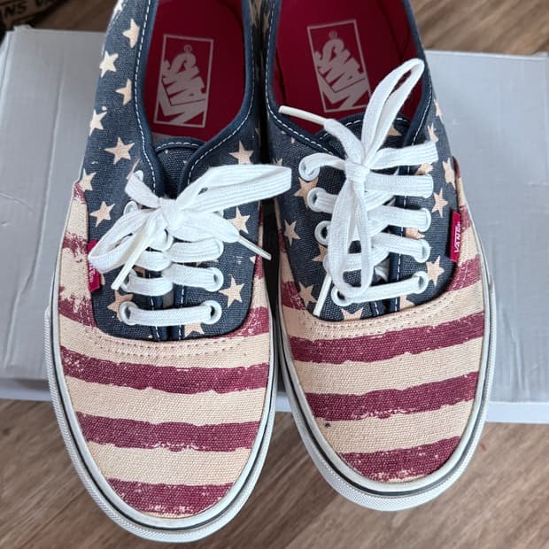 반스 어센틱 성조기 260사이즈 판매