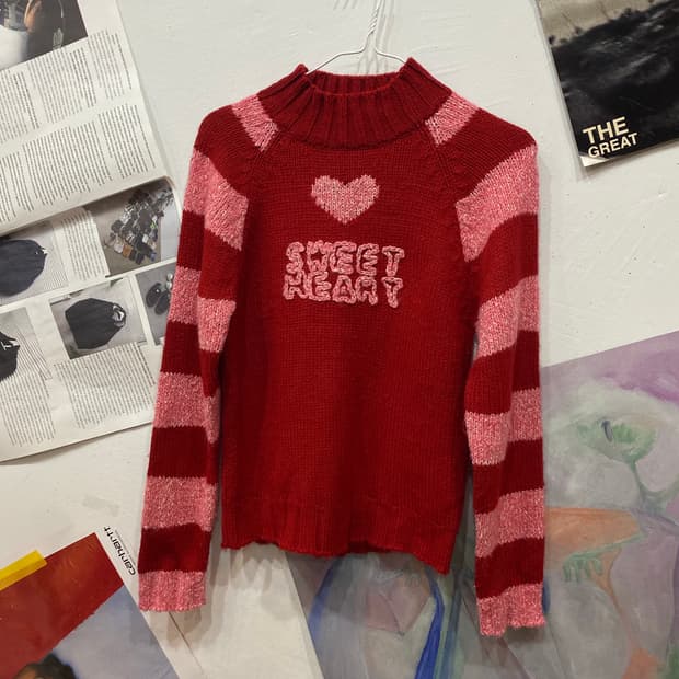 sweet heart Knit 