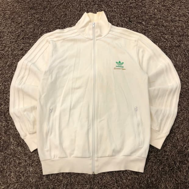 아디다스 토너먼트 에디션 화이트 져지 트랙 자켓