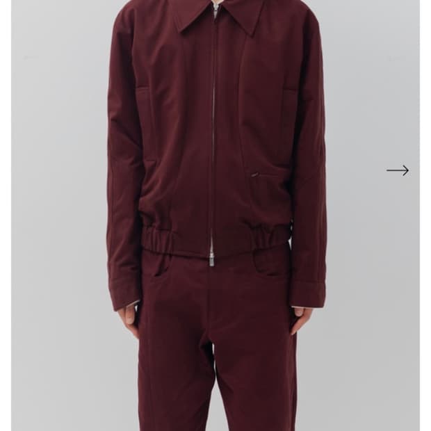 yiyae 드리즐러 자켓 버건디 L사이즈