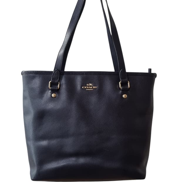 코치 숄더백 네이비