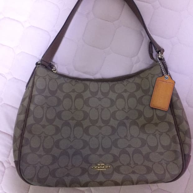 코치 빈티지 시그니처 숄더백