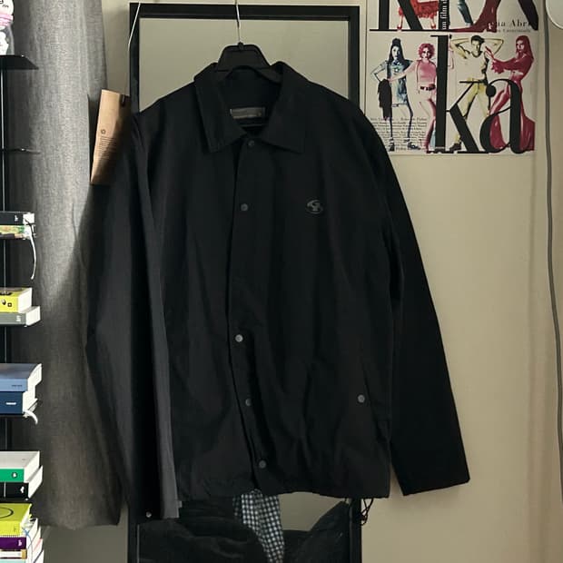 SANSAN GEAR 23SS COACH JACKET BLACK 