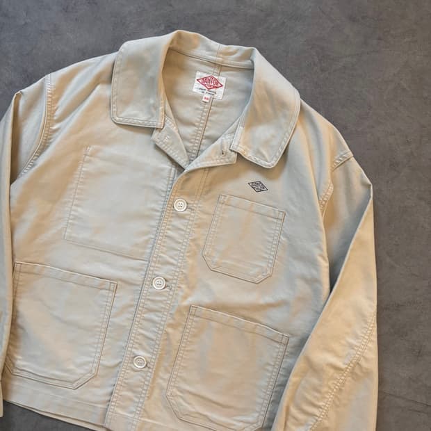 DANTON 단톤 커버올 베이지 워크 자켓