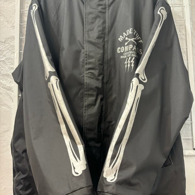 Made Tuff 스컬 본 펑크 빈티지 자켓 XL