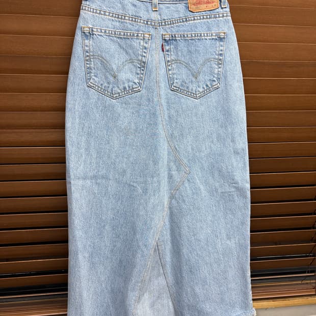 리바이스 빈티지 커스텀 데님 스커트