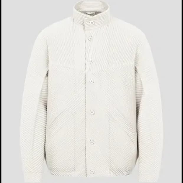 옴므플리세 9월 하이넥 자켓 라임스톤  jc091 4사이즈 백화점 새제품