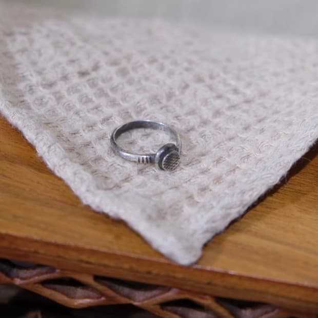 구이디 네일헤드 링 L