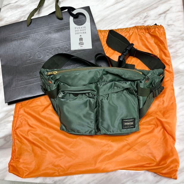 [요시다 포터] 올 뉴 탱커 패니 팩 세이지 그린