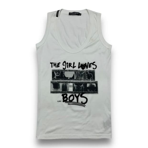 돌체 앤 가바나 러브 보이 걸 큐빅 아카이브 슬리브리스