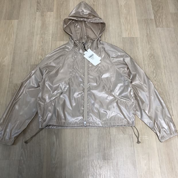 (우먼스 M) 새상품 마리떼 프랑소와 저버 시어 나일론자켓 라이트 베이지