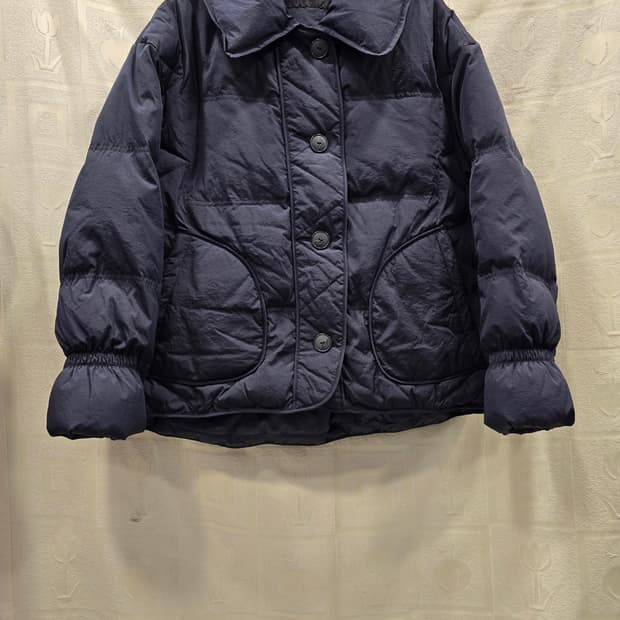 EnC 무척 가벼운 여성 덕다운 패딩 66사이즈 네이비