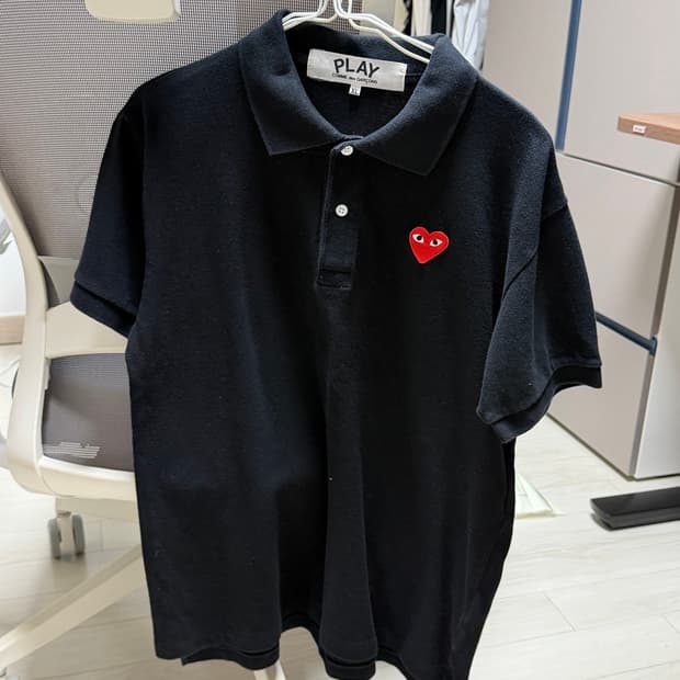 꼼데가르송 카라티 블랙 xl