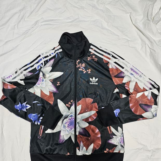 아디다스 플라워 파이어버드 져지 트랙탑 자켓 여성 95