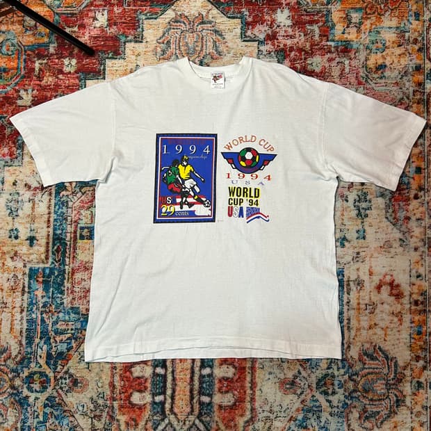 [XL] 1994년 미국 월드컵 싱글 스티치 프린팅 반팔