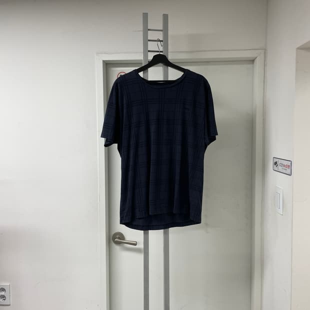 버버리 반팔 티셔츠 네이비 XL 