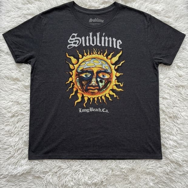 Sublime 선페이스 오피셜 빈티지 반팔 밴드티셔츠 XL