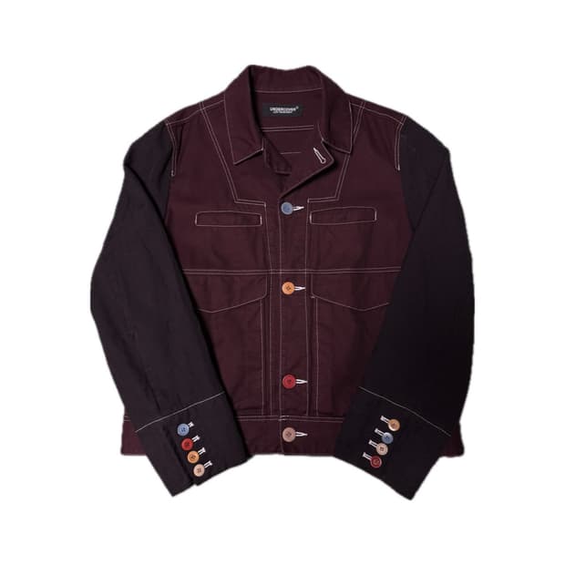 언더커버 버튼 디테일 자켓