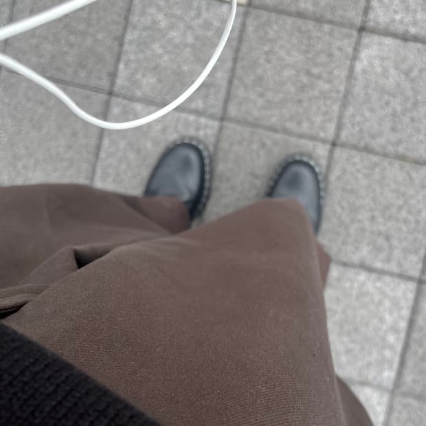 와이드핏치노팬츠 Dark Brown