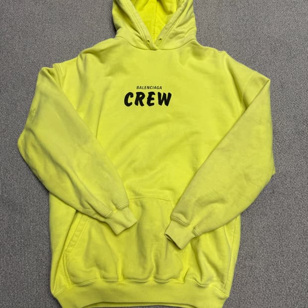발렌시아가 크루 후드티(정품)