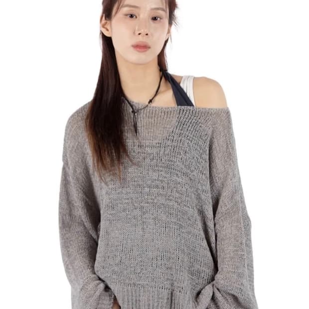 릿킴 TOPE BOAT NECK KNIT