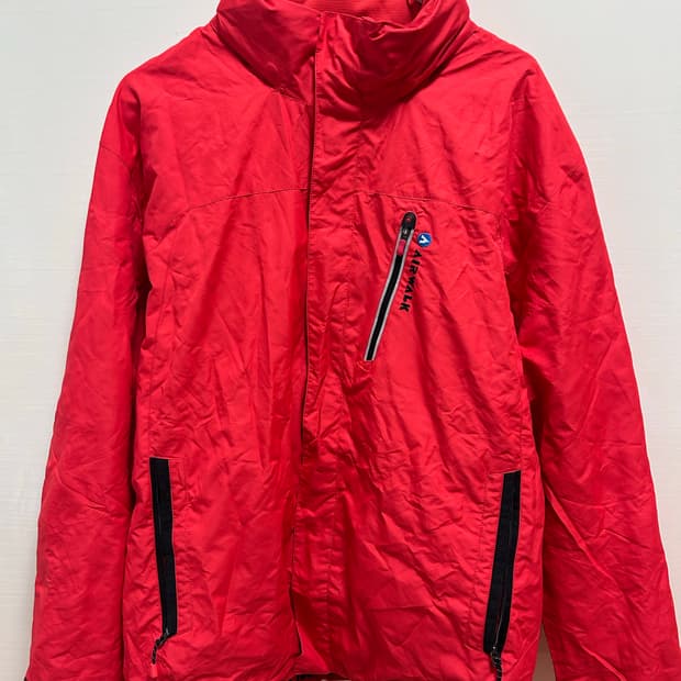 에어워크 빨간색 바람막이 100 사이즈