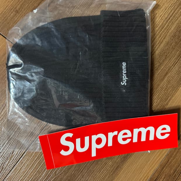 슈프림 오버다이드 비니 블랙
