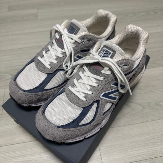 뉴발란스 990v4 그레이 스웨이드 265