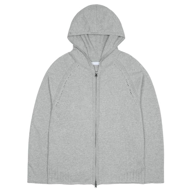 산산기어 니트 후드 집업 XL 새상품