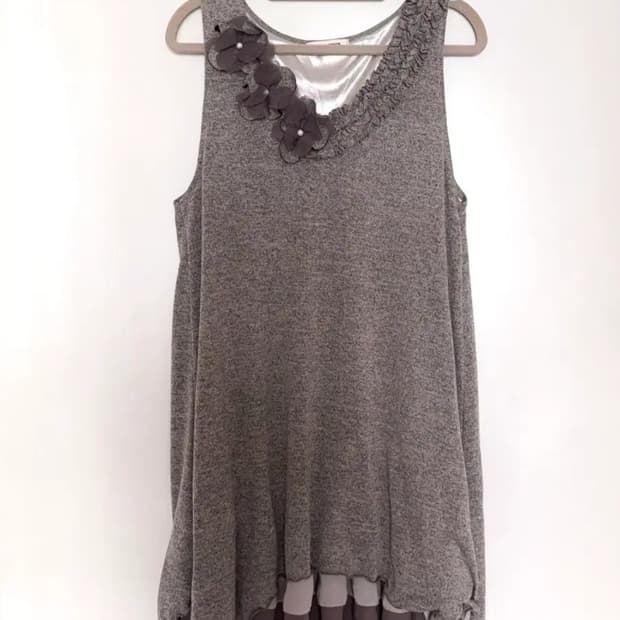 모리걸 레이어드 플라워 원피스 사와코 하구미 페어리 그런지 액시즈팜