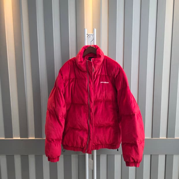 레드 벨벳 패딩점퍼