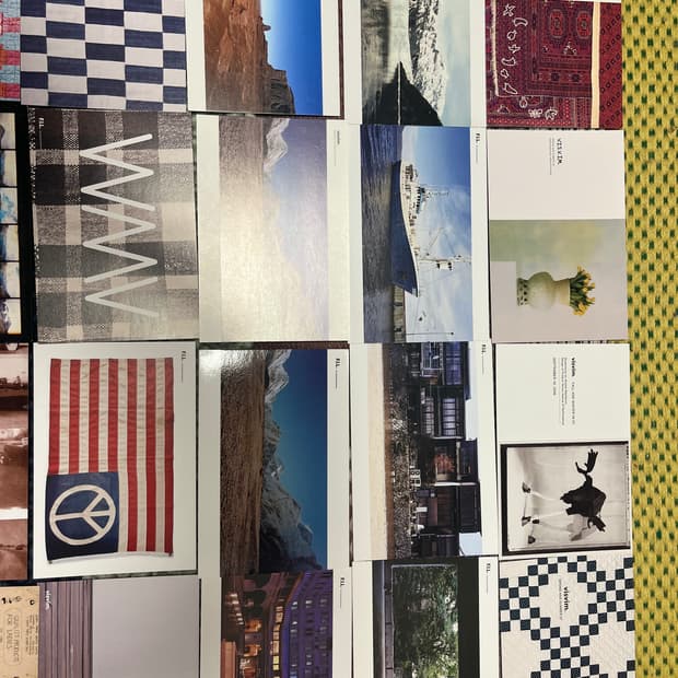 비즈빔 엽서와 미니DM 판넬 모음