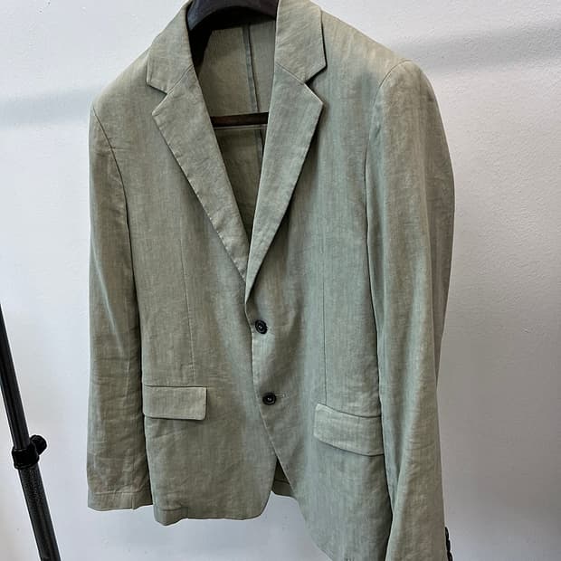 100) 솔리드옴므 린넨자켓