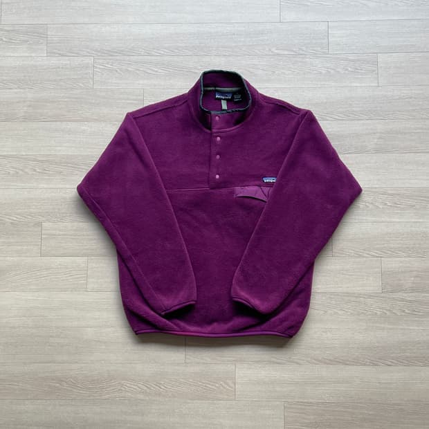 90s 파타고니아 신칠라 퍼플 그레이 플럼