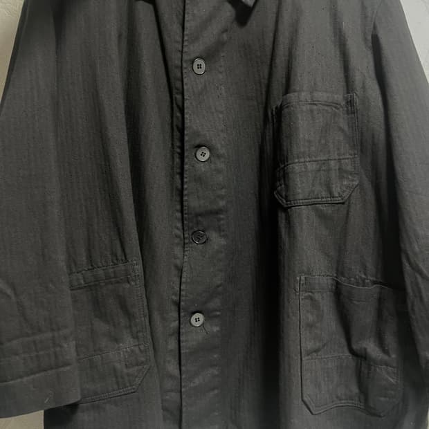 오리지널 빈티지 70s 독일 HBT 블랙워크자켓