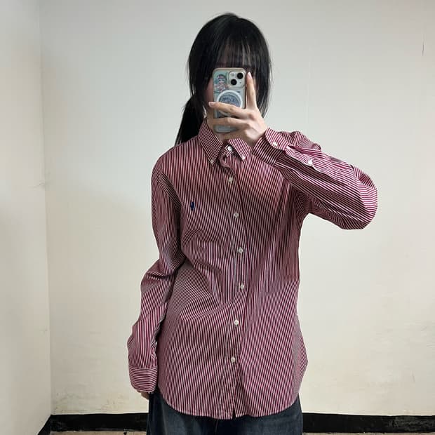 Polo Ralph Lauren red stripe shirt