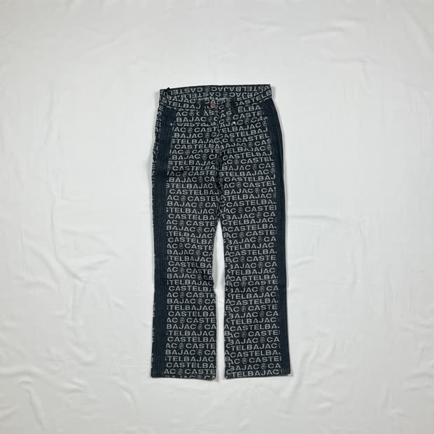 카스텔바작 스포츠 레터링 패턴 팬츠 바지