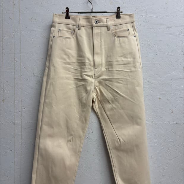 릭오웬스 다크쉐도우 bolan bootcut cropped