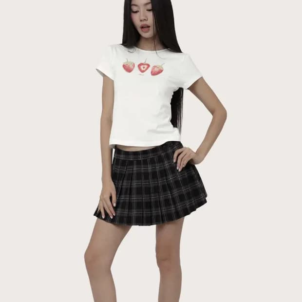 클리시어 딸기 티 스트로베리 반팔 티셔츠