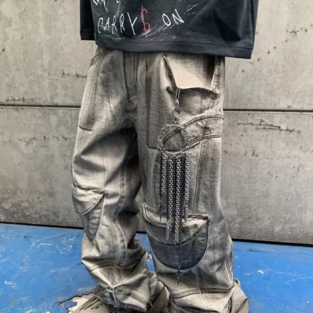 ourpas 059 바이커 팬츠 L