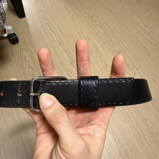 꼼데가르송 옴므 플러스 레더 벨트