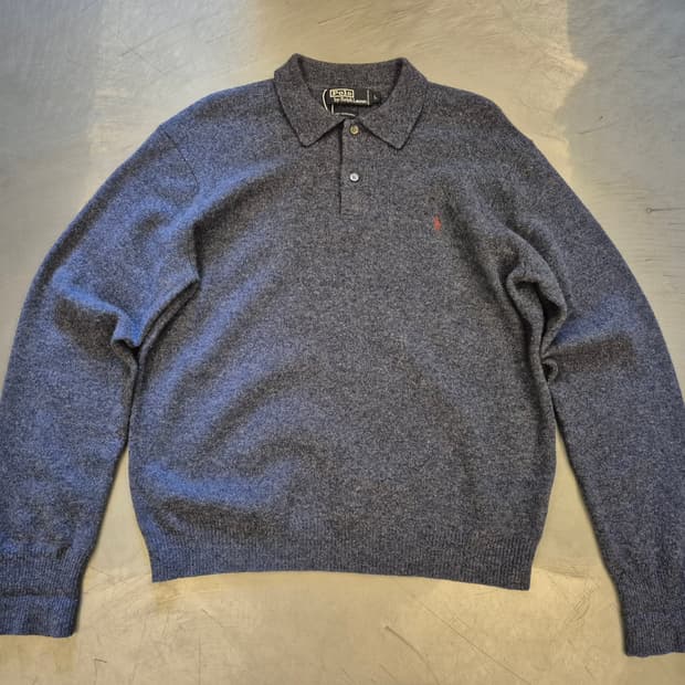 00s 폴로랄프로렌 램스울 카라 니트