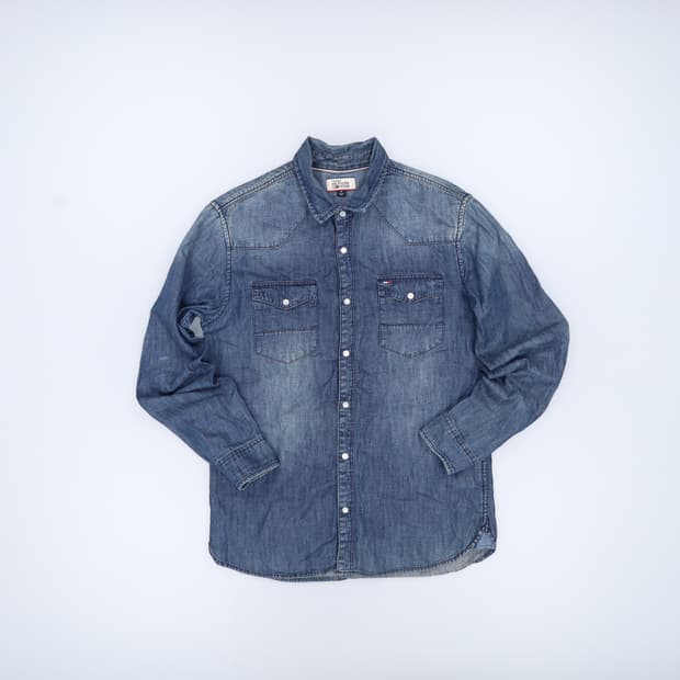 M 타미힐피거 데님셔츠 0401H1