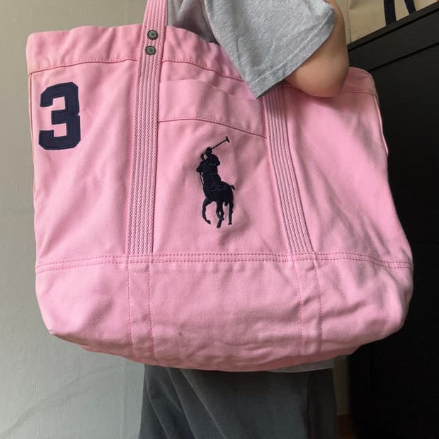 Big pony 폴로 빅포니 토트백