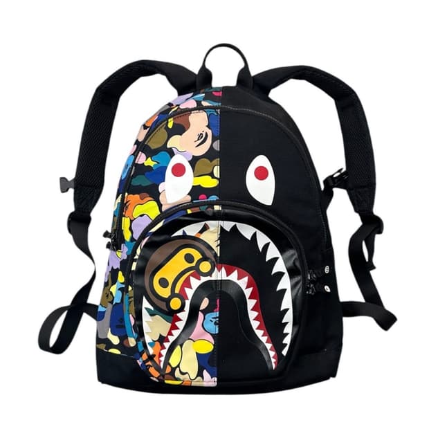 베이프 마일로 샤크 카모 백팩