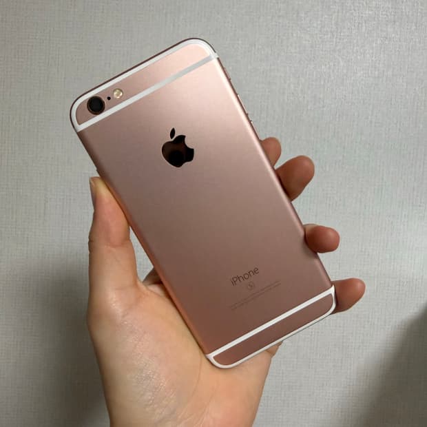 아이폰 6s 로즈골드 공기계 128gb 베터리100 빈티지