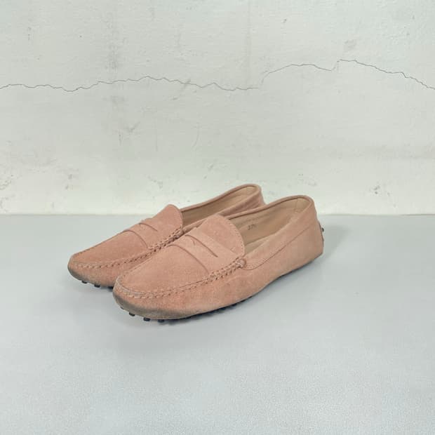 [37.5] TOD'S 토즈 고미노 스웨이드 페니 드라이브 슈즈 로퍼